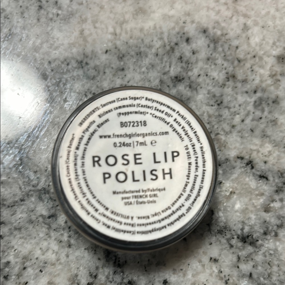 French Girl Rose Lip Polish 0.24oz/7ml new without box